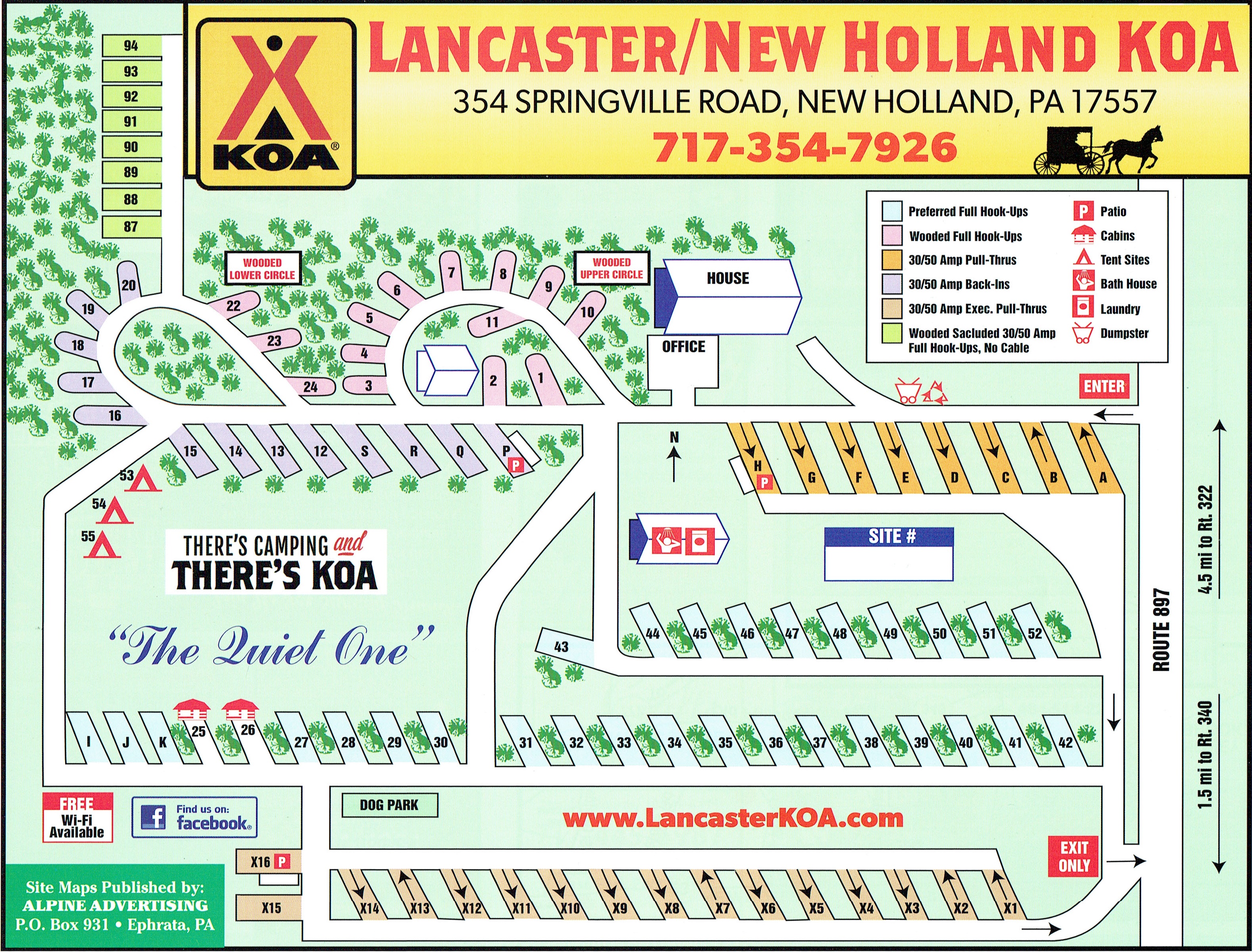 New Holland, Pennsylvania Tent Camping Sites Lancaster / New Holland